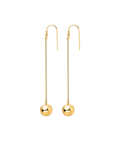 SPHERE EARRING GOLD PLATED