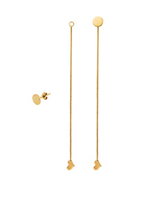 EARRING COUPLE GOLD PLATED