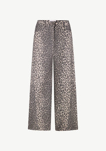 Leopard Denim Trousers