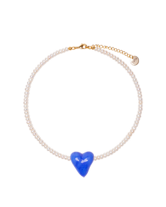 NECKLACE “YOUR HEART” BLUE