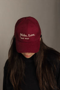 BASEBALL CAP «MAKE.LOVE»